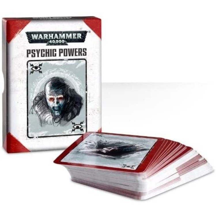 Warhammer 40K Psychic Power Cards 7th Edition