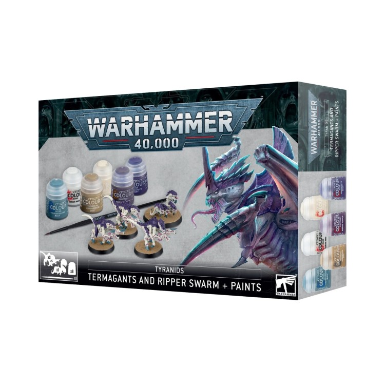Warhammer 40K Tyranids Termagants and Ripper Swarm Paint Set