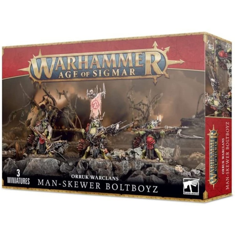 Warhammer Age of Sigmar Orruk Warclans Man-Skewer Boltboyz
