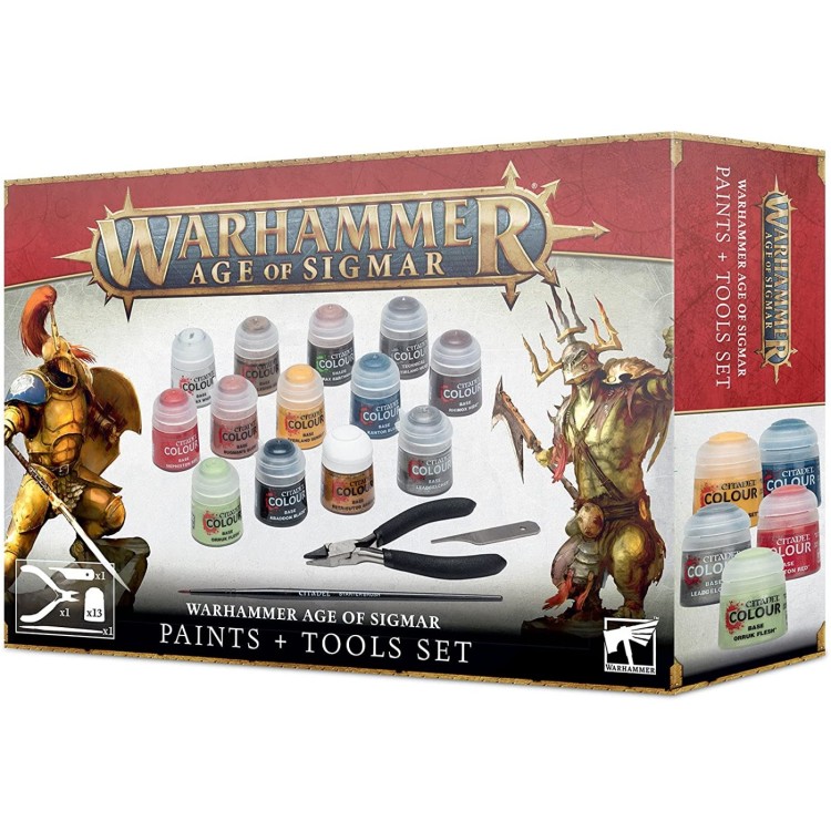 Warhammer Age of Sigmar Paints & Tools Set 2021