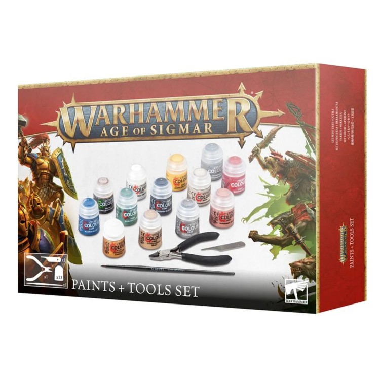 Warhammer Age of Sigmar Paints & Tools Set 2024
