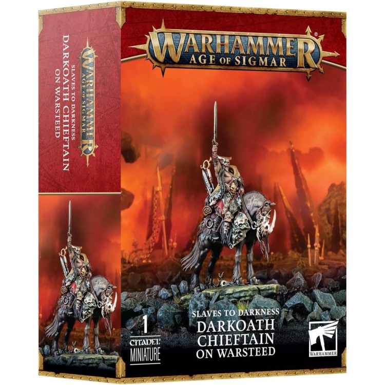 Warhammer Age of Sigmar Slaves to Darkness Darkoath Chieftain on Warsteed
