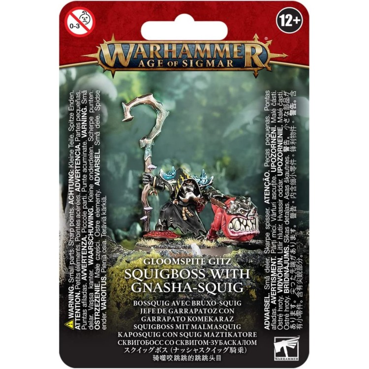 Warhammer AoS Gloomspite Gitz Squigboss with Gnasha-Squig