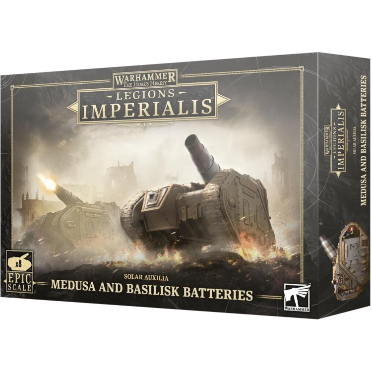 Warhammer The Horus Heresy Legions Imperialis - Solar Auxilia Medusa and Basilisk Batteries