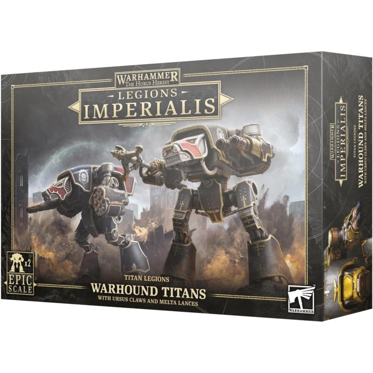 Warhammer The Horus Heresy Legions Imperialis - Titan Legions Warhound Titans with Ursus Claws and Melta Lances