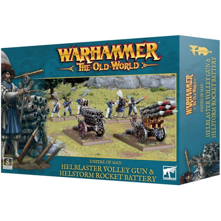 Warhammer The Old World Empire Helblaster Volley Gun & Helstorm Rocket Battery