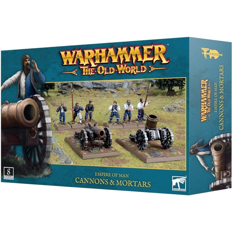 Warhammer The Old World Empire of Man Cannons & Mortars