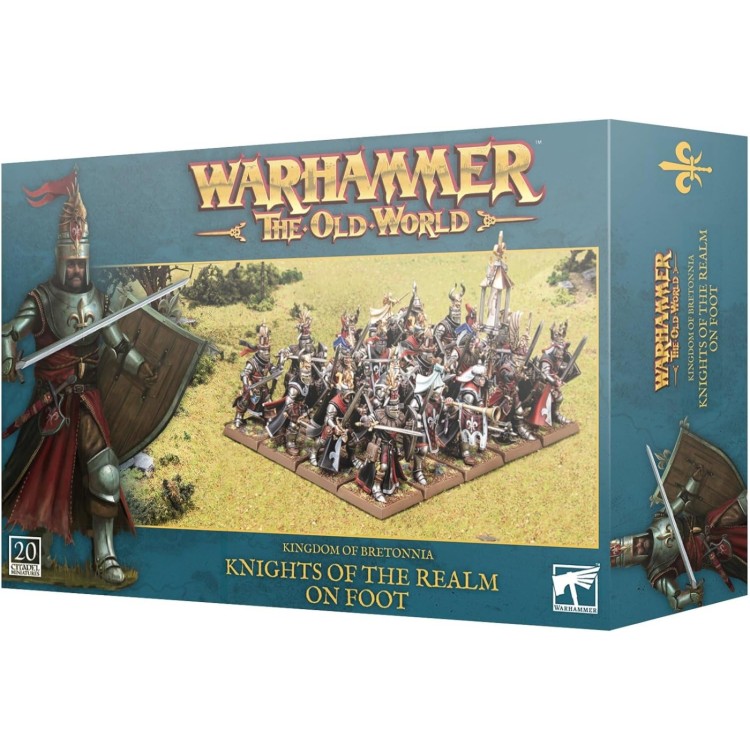 Warhammer The Old World Kingdom of Bretonnia Knights of the Realm on Foot