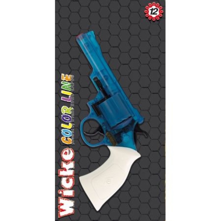 Wicke Western Denver Blue Pistol - 12 Shot Cap Gun