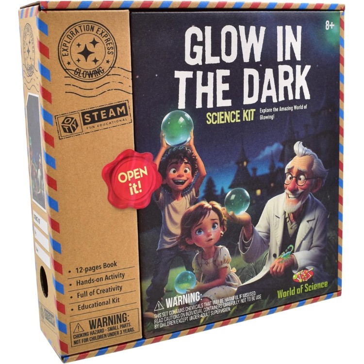 World of Science Glow in the Dark Kit - Kandy Toys 2386
