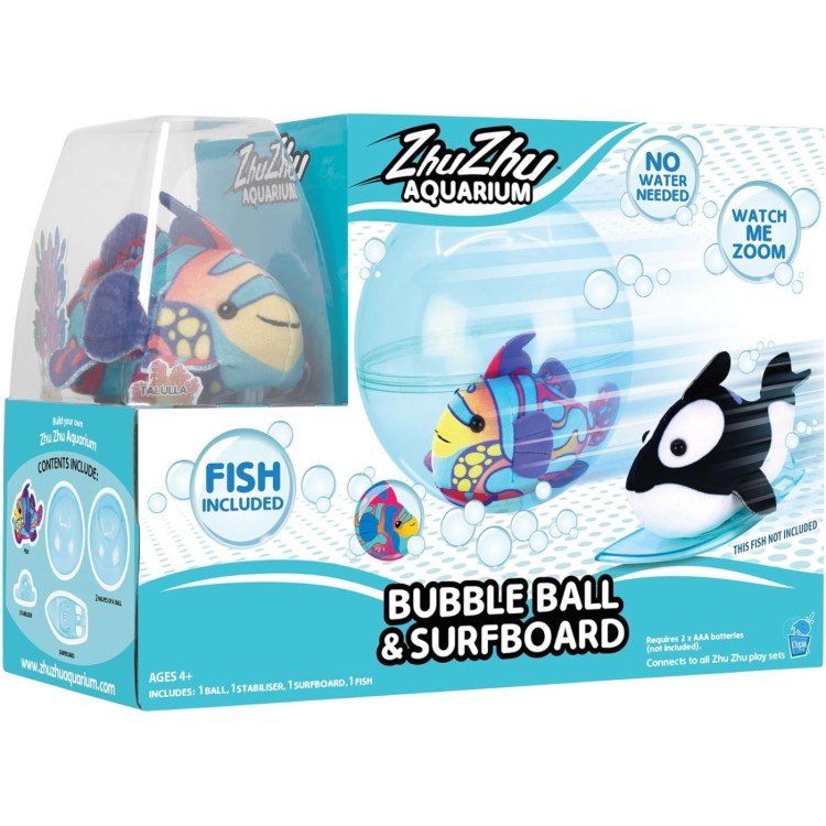 Zhu Zhu Aquarium - Bubble Ball & Surfboard Starter Set