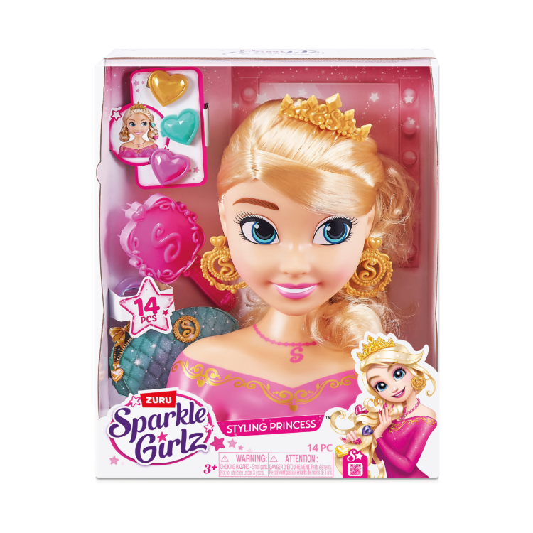 Zuru Sparkle Girlz - Princess Styling Head